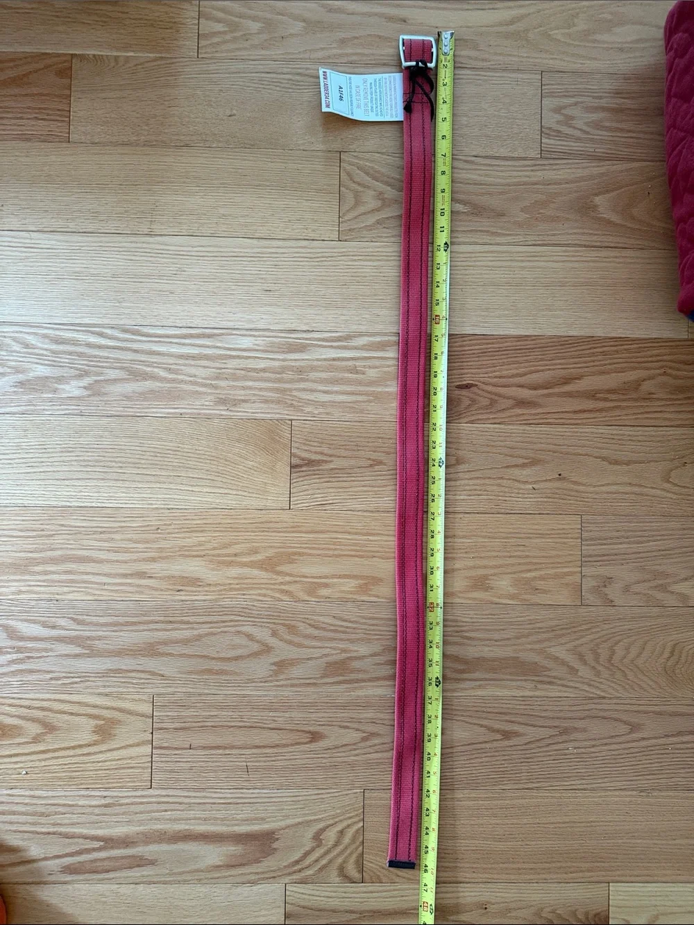 Ladder 34 Red Fire Hose Belt - Chicago Fire Department